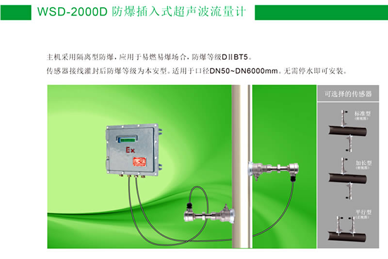 防爆插入式超聲波流量計(jì)/能量表